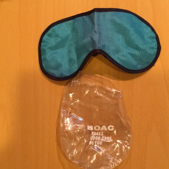 Mid-century BOAC Airline Tableware & Eye Mask - Picture 7 of 7